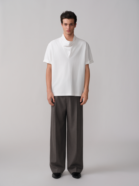 OPICLOTH PLEATED TROUSERS
