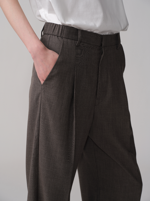 OPICLOTH PLEATED TROUSERS