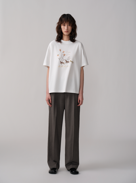 OPICLOTH PLEATED TROUSERS