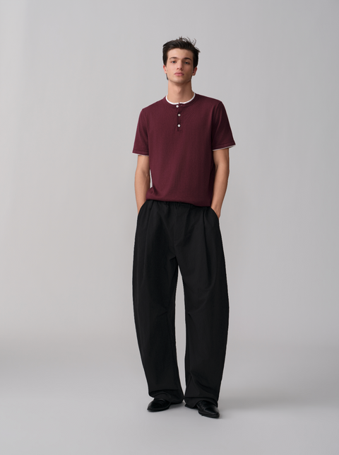 OPICLOTH COTTON CURVED PANTS