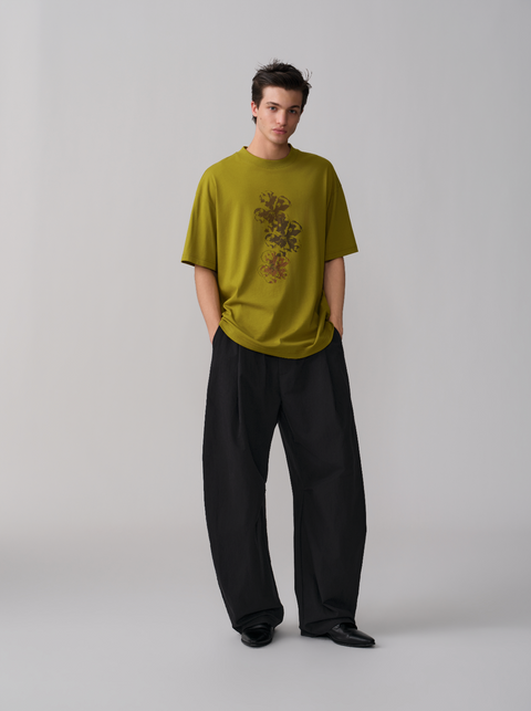 OPICLOTH COTTON CURVED PANTS