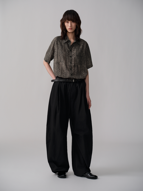 OPICLOTH COTTON CURVED PANTS