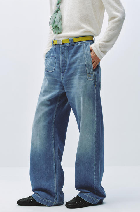 SIMPLE PROJECT STRAIGHT-LEG JEANS