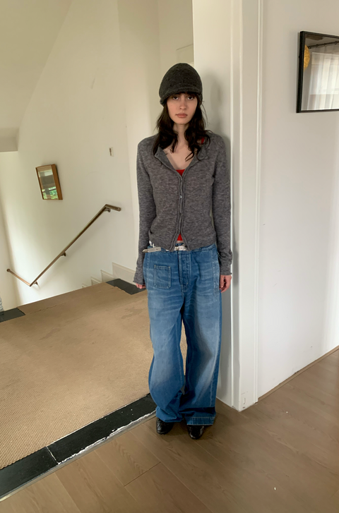 SIMPLE PROJECT STRAIGHT-LEG JEANS