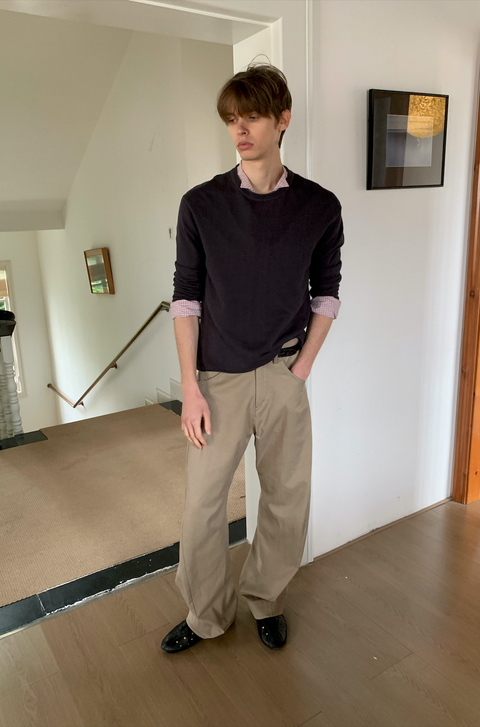 SIMPLE PROJECT LINEN T-SHIRT