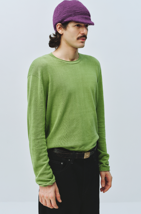 SIMPLE PROJECT LINEN T-SHIRT
