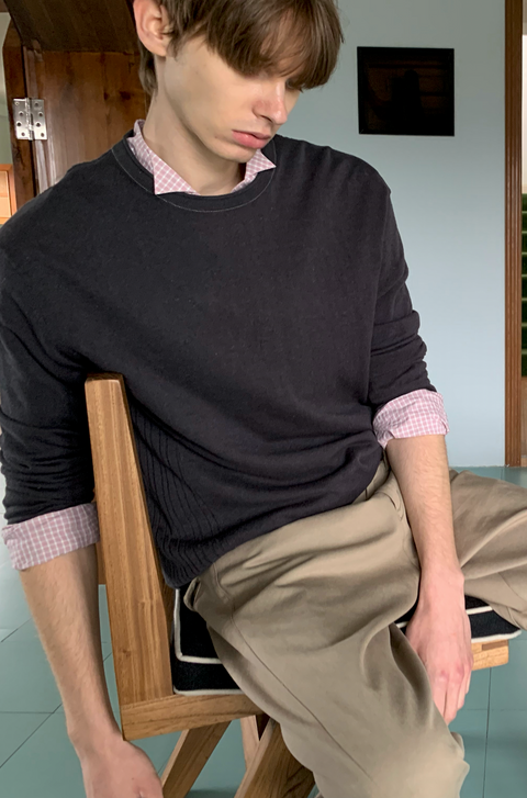 SIMPLE PROJECT LINEN T-SHIRT