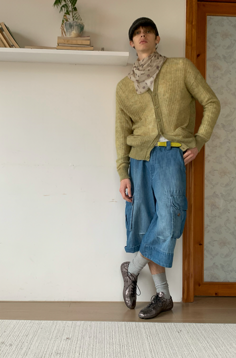 SIMPLE PROJECT MOHAIR CARDIGAN