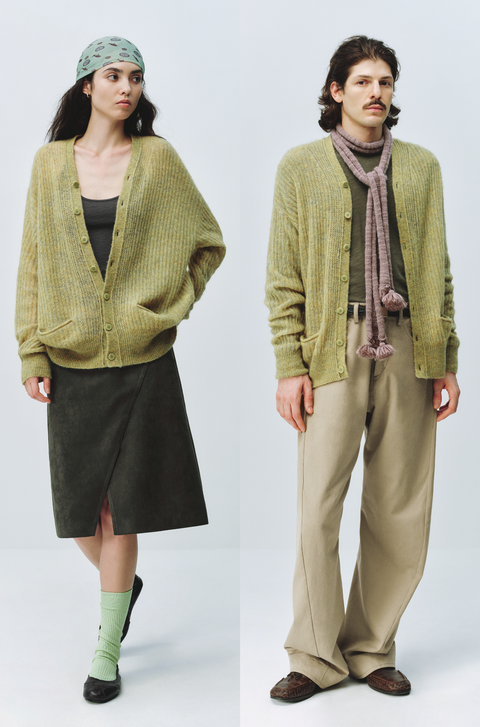 SIMPLE PROJECT MOHAIR CARDIGAN
