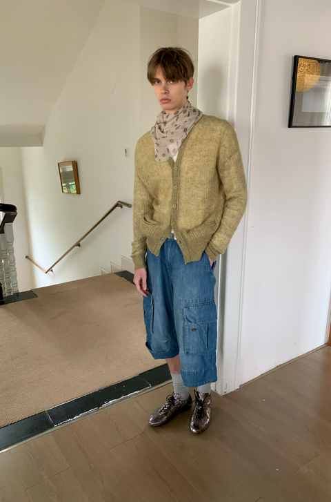 SIMPLE PROJECT MOHAIR CARDIGAN