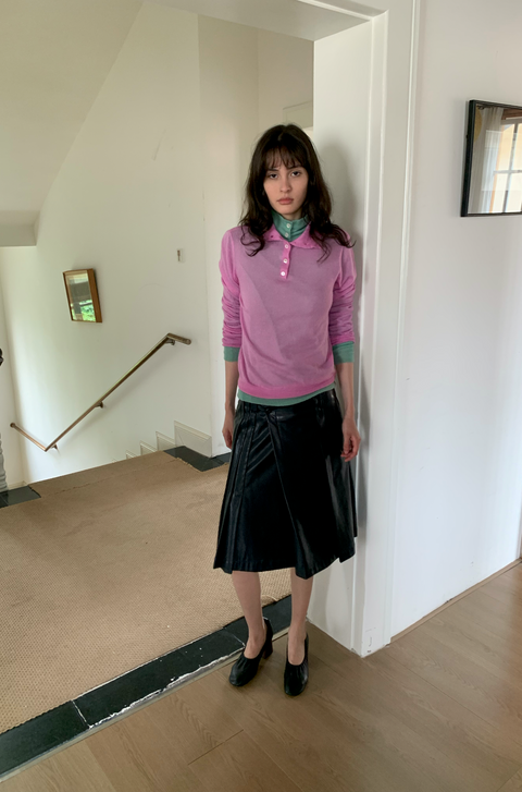 SIMPLE PROJECT MERINO WOOL SWEATER