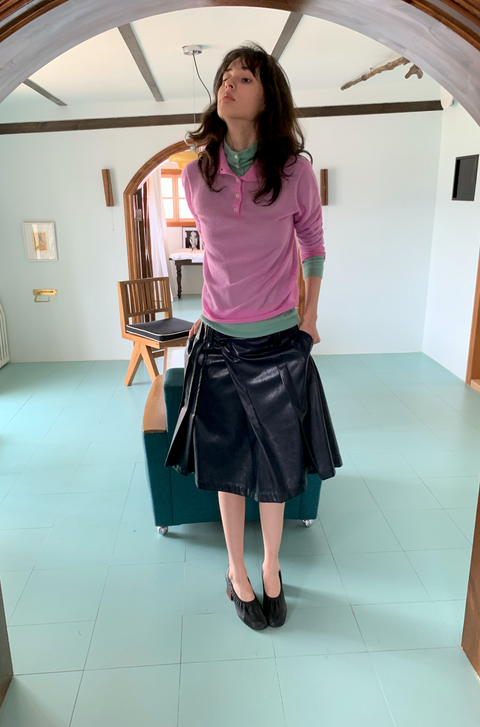 SIMPLE PROJECT MERINO WOOL SWEATER