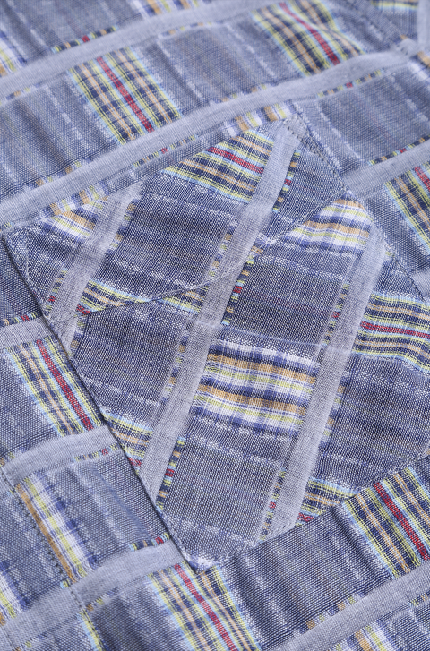 SIMPLE PROJECT TASSEL CHECK SHIRT