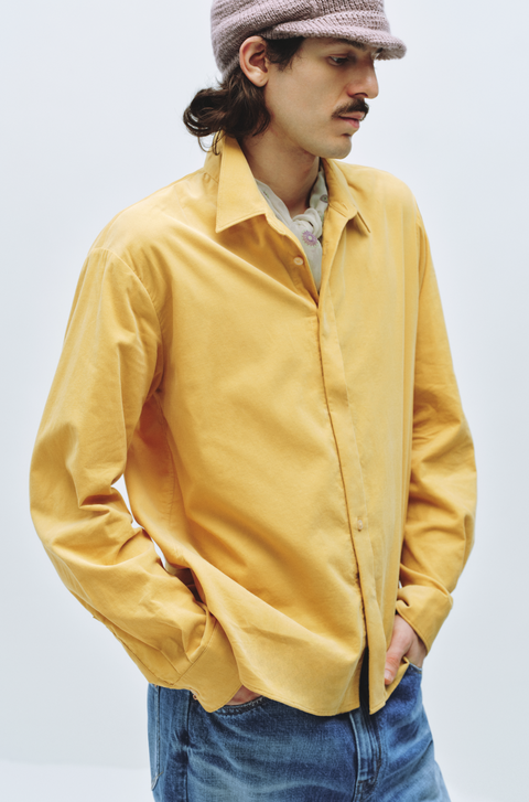SIMPLE PROJECT CORDUROY SHIRT
