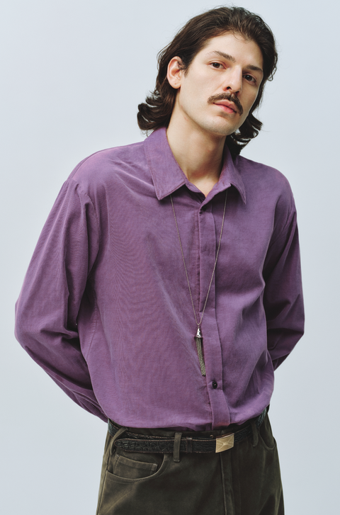 SIMPLE PROJECT CORDUROY SHIRT
