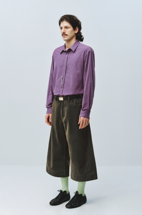 SIMPLE PROJECT CORDUROY SHIRT