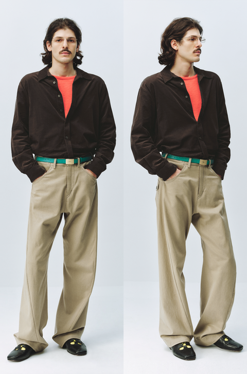 SIMPLE PROJECT CORDUROY SHIRT