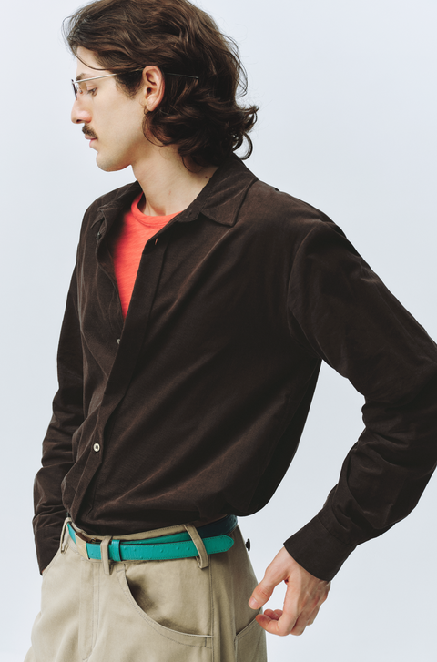 SIMPLE PROJECT CORDUROY SHIRT