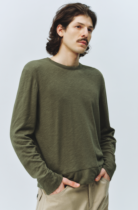 SIMPLE PROJECT SLUB COTTON T-SHIRT