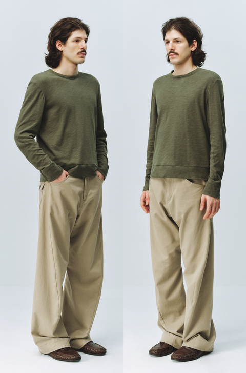 SIMPLE PROJECT SLUB COTTON T-SHIRT