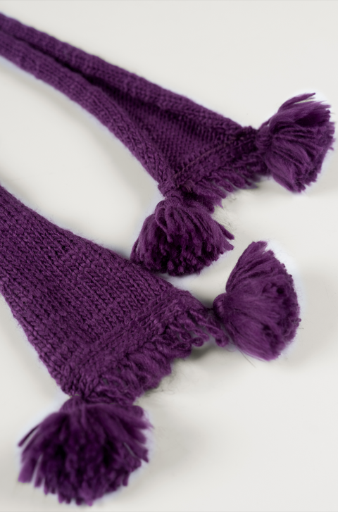 SIMPLE PROJECT TASSEL WOOL SCARF