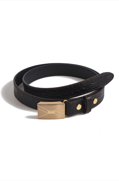 SIMPLE PROJECT CROC COPPER HINGE BELT