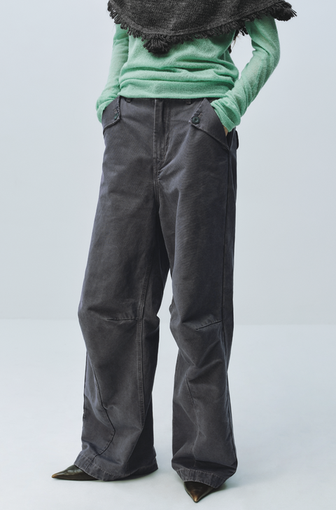 SIMPLE PROJECT WASHED CARGO PANTS