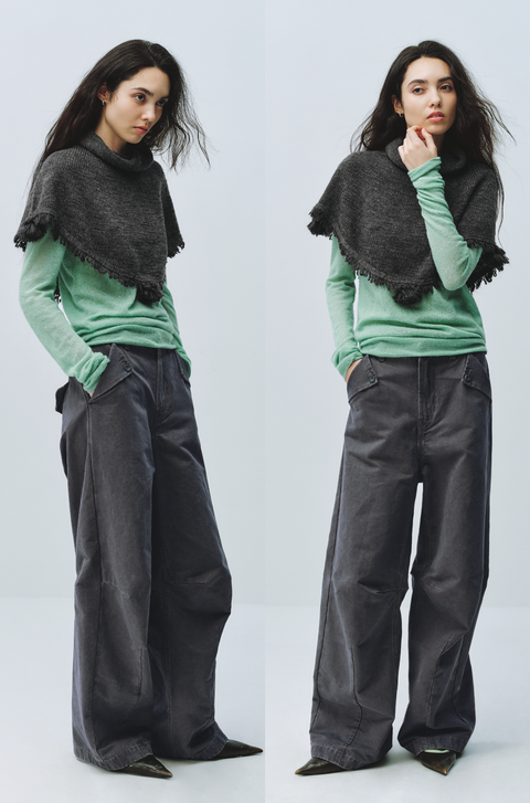 SIMPLE PROJECT WASHED CARGO PANTS