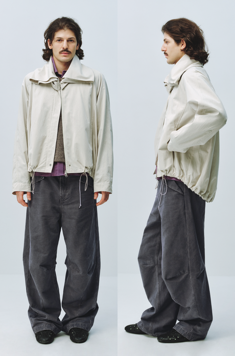 SIMPLE PROJECT WASHED CARGO PANTS