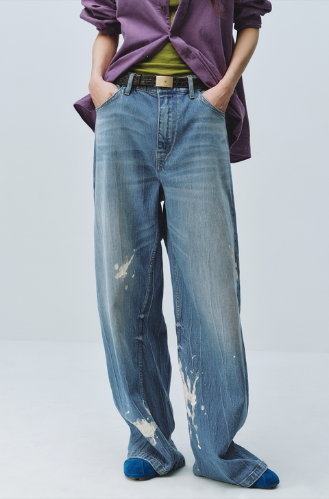 SIMPLE PROJECT PAINT SPLATTER JEANS