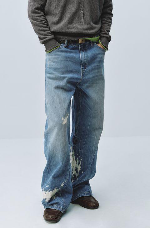 SIMPLE PROJECT PAINT SPLATTER JEANS