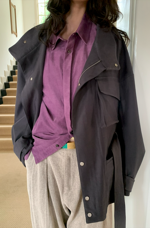 SIMPLE PROJECT BELTED FIELD JACKET