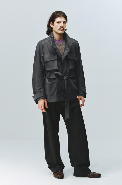 SIMPLE PROJECT BELTED FIELD JACKET