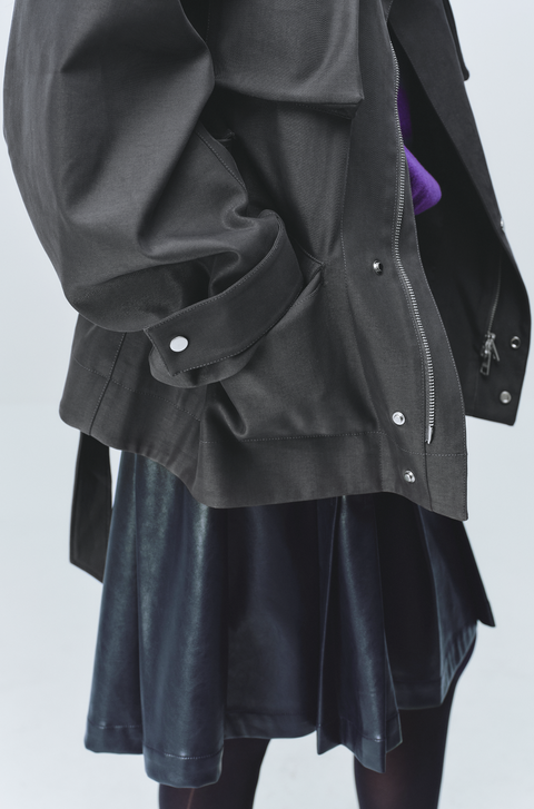 SIMPLE PROJECT BELTED FIELD JACKET