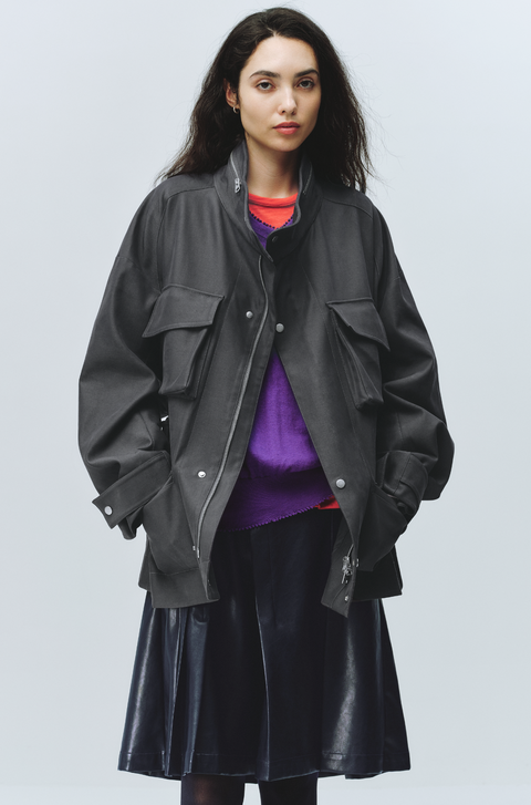 SIMPLE PROJECT BELTED FIELD JACKET