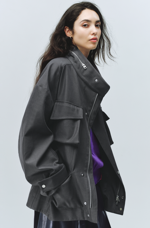 SIMPLE PROJECT BELTED FIELD JACKET