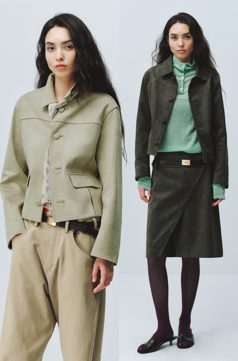 SIMPLE PROJECT SUEDETTE SHORT JACKET