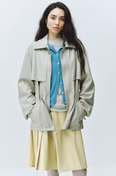 SIMPLE PROJECT COATED HUNTING JACKET