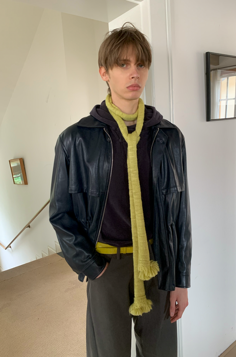 SIMPLE PROJECT COATED HUNTING JACKET