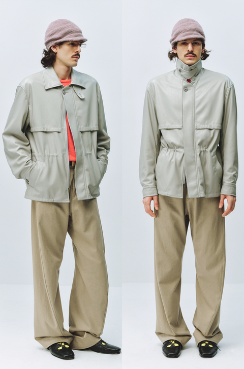 SIMPLE PROJECT COATED HUNTING JACKET