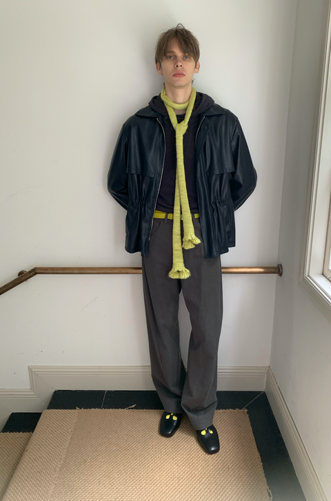 SIMPLE PROJECT COATED HUNTING JACKET
