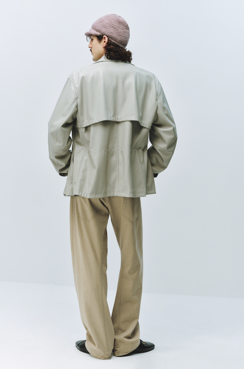 SIMPLE PROJECT COATED HUNTING JACKET