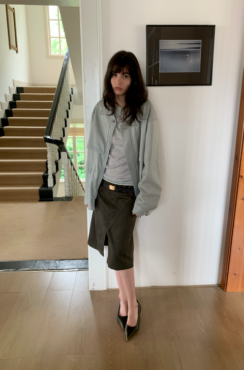 SIMPLE PROJECT COATED HUNTING JACKET