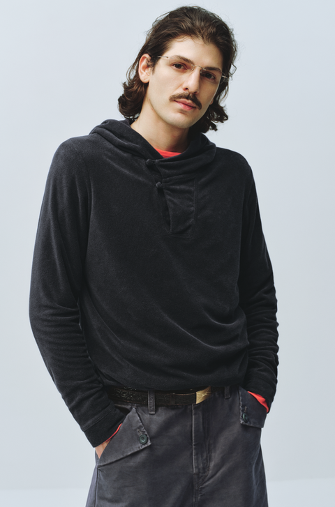 SIMPLE PROJECT TERRY CLOTH HOODIE