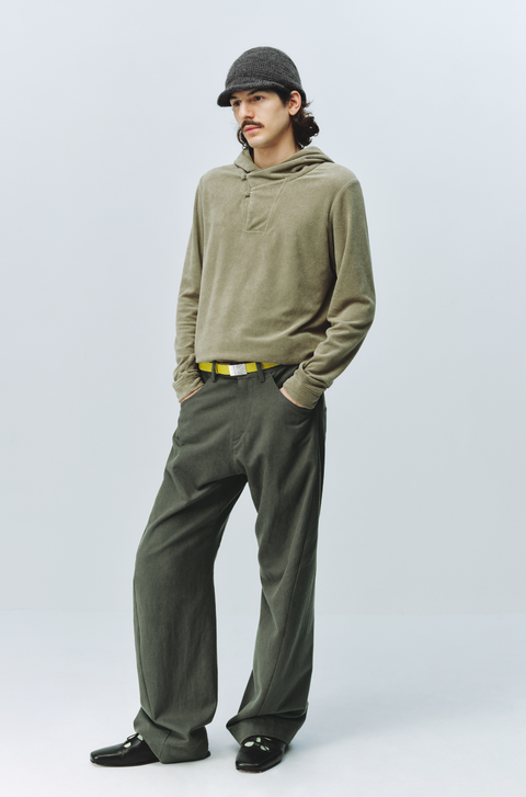 SIMPLE PROJECT TERRY CLOTH HOODIE