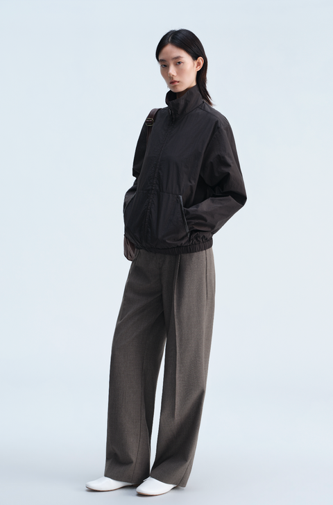 OPICLOTH CONTRAST COLLAR JACKET