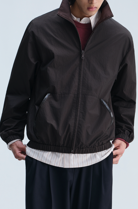 OPICLOTH CONTRAST COLLAR JACKET