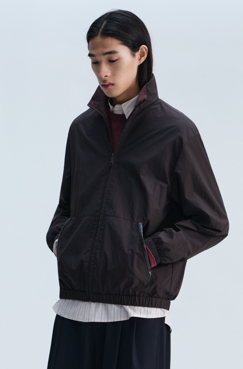 OPICLOTH CONTRAST COLLAR JACKET