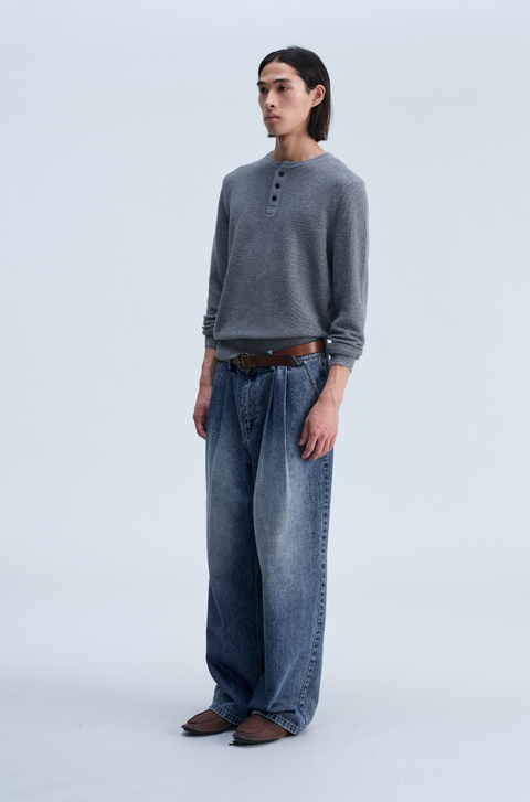 OPICLOTH 14.8OZ DOUBLE-PLEAT JEANS