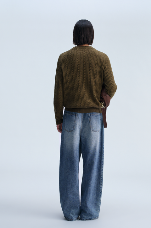 OPICLOTH 14.8OZ DOUBLE-PLEAT JEANS
